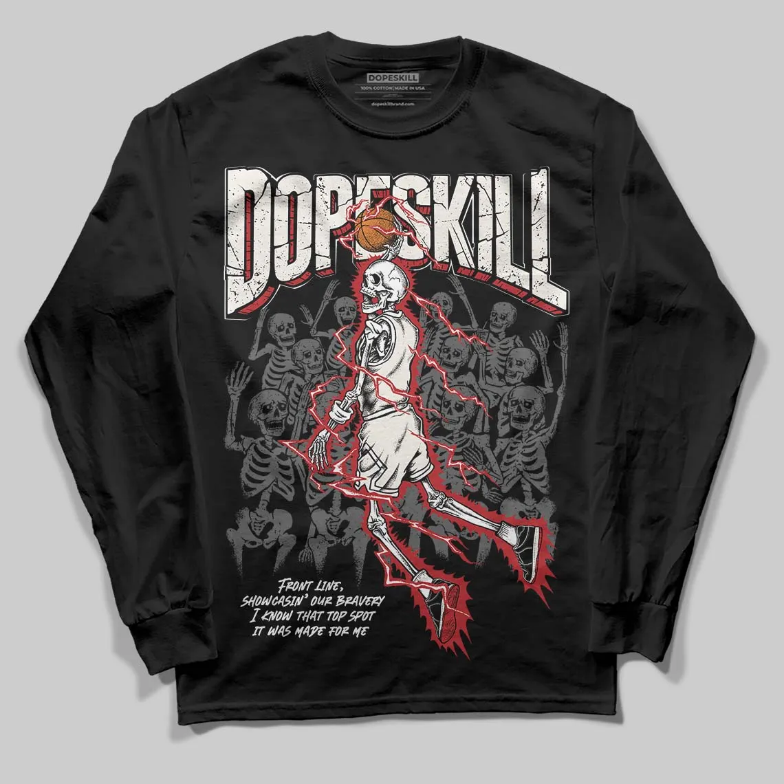 Nigel Sylvester x “Nitro” 1s DopeSkill Long Sleeve T-Shirt Thunder Dunk Graphic sold by DopeSkill product image thumbnail 2