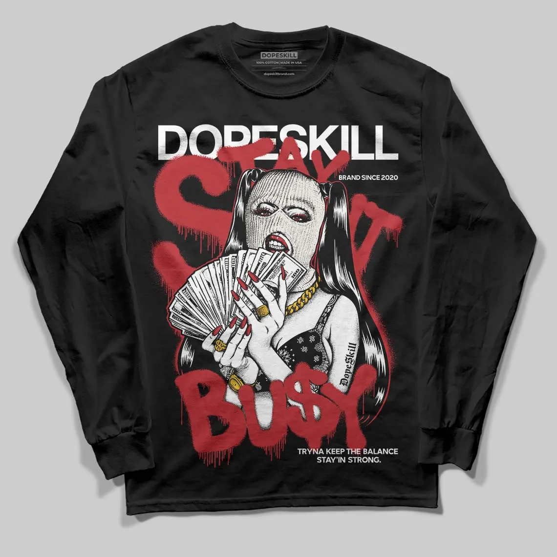 Nigel Sylvester x “Nitro” 1s DopeSkill Long Sleeve T-Shirt Stay It Busy Graphic sold by DopeSkill product image thumbnail 2