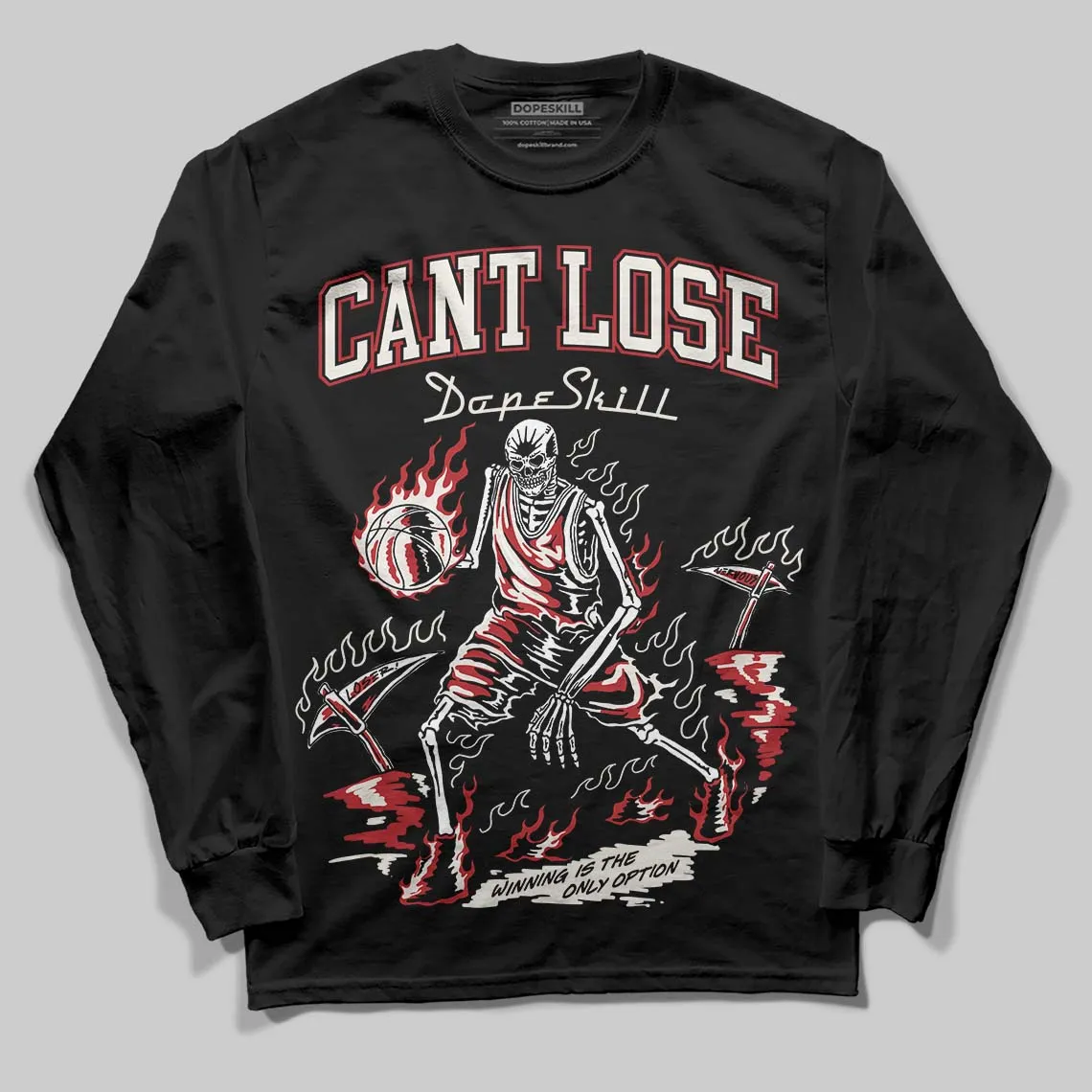 Nigel Sylvester x “Nitro” 1s DopeSkill Long Sleeve T-Shirt Cant Lose Graphic sold by DopeSkill product image thumbnail 2