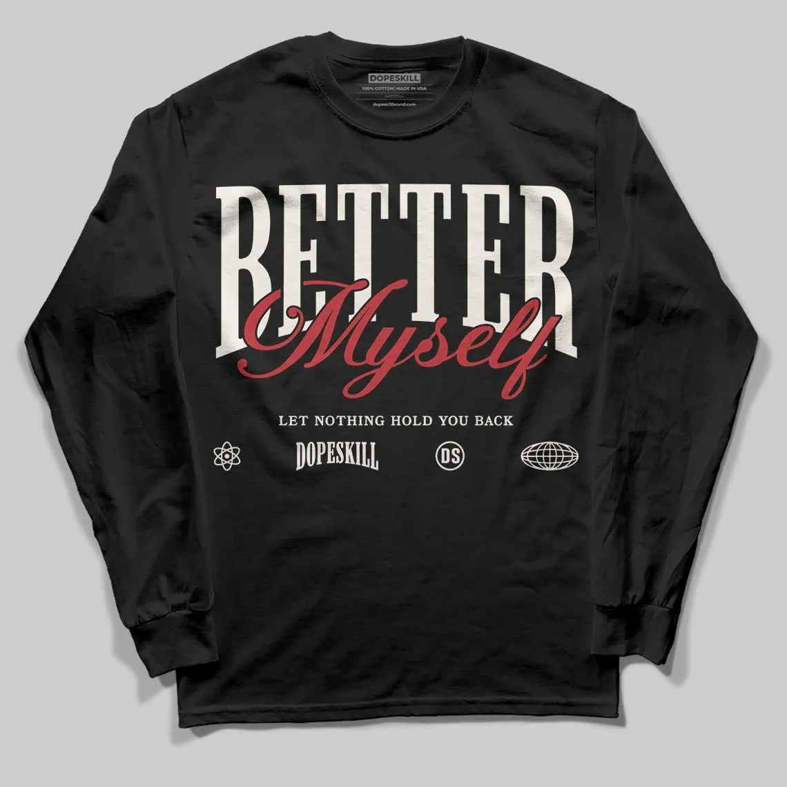 Nigel Sylvester x “Nitro” 1s DopeSkill Long Sleeve T-Shirt Better Myself Graphic sold by DopeSkill product image thumbnail 2