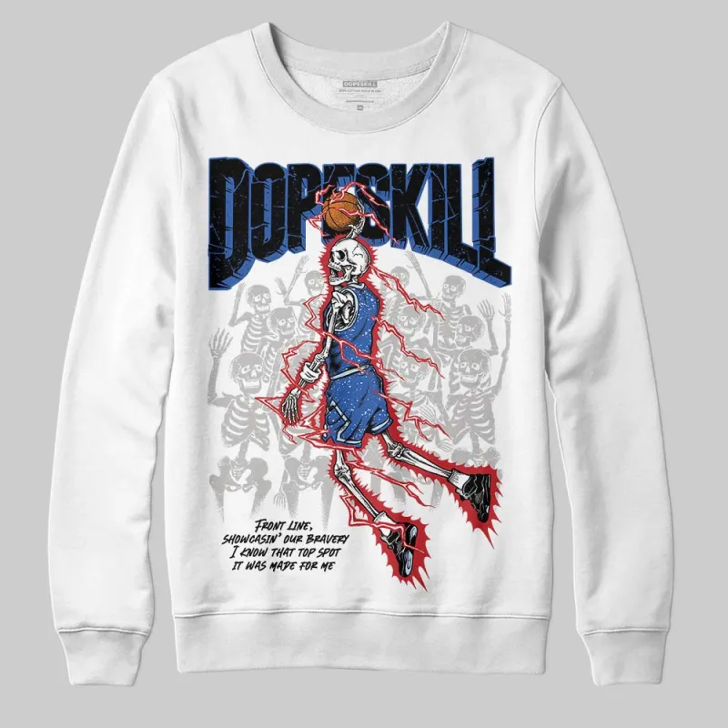 Awake NY x Racer Blue 5s DopeSkill Sweatshirt Thunder Dunk Graphic sold by DopeSkill