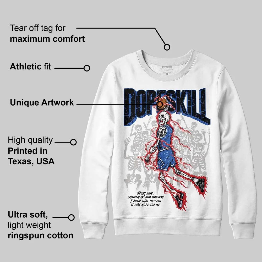 Awake NY x Racer Blue 5s DopeSkill Sweatshirt Thunder Dunk Graphic sold by DopeSkill product image thumbnail 3
