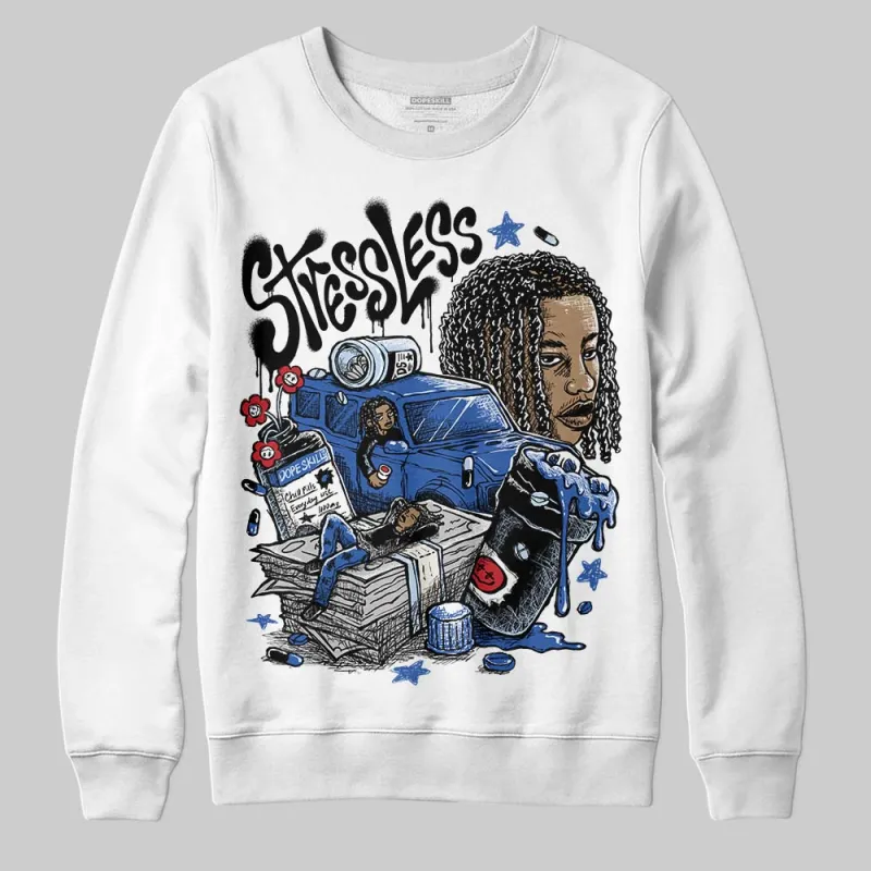 Awake NY x Racer Blue 5s DopeSkill Sweatshirt Stressless Graphic sold by DopeSkill