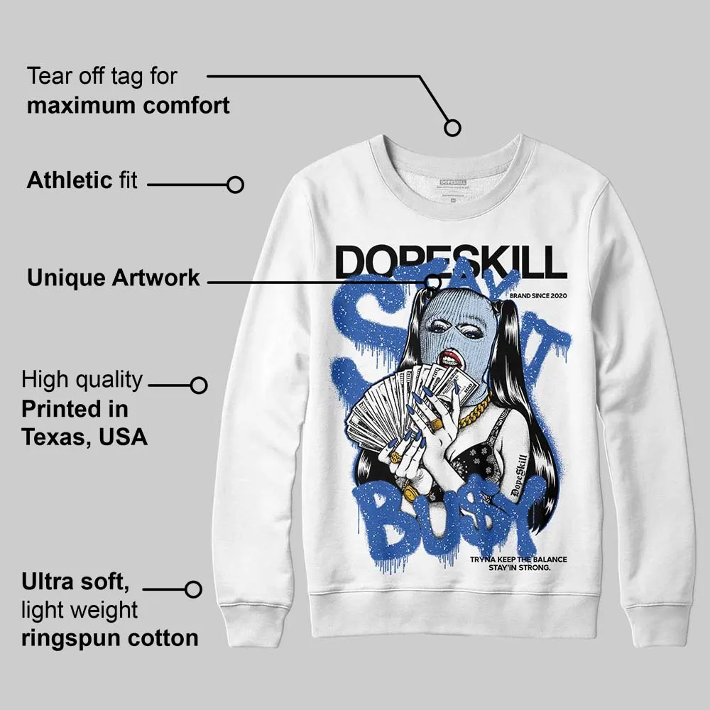 Awake NY x Racer Blue 5s DopeSkill Sweatshirt Stay It Busy Graphic sold by DopeSkill product image thumbnail 3