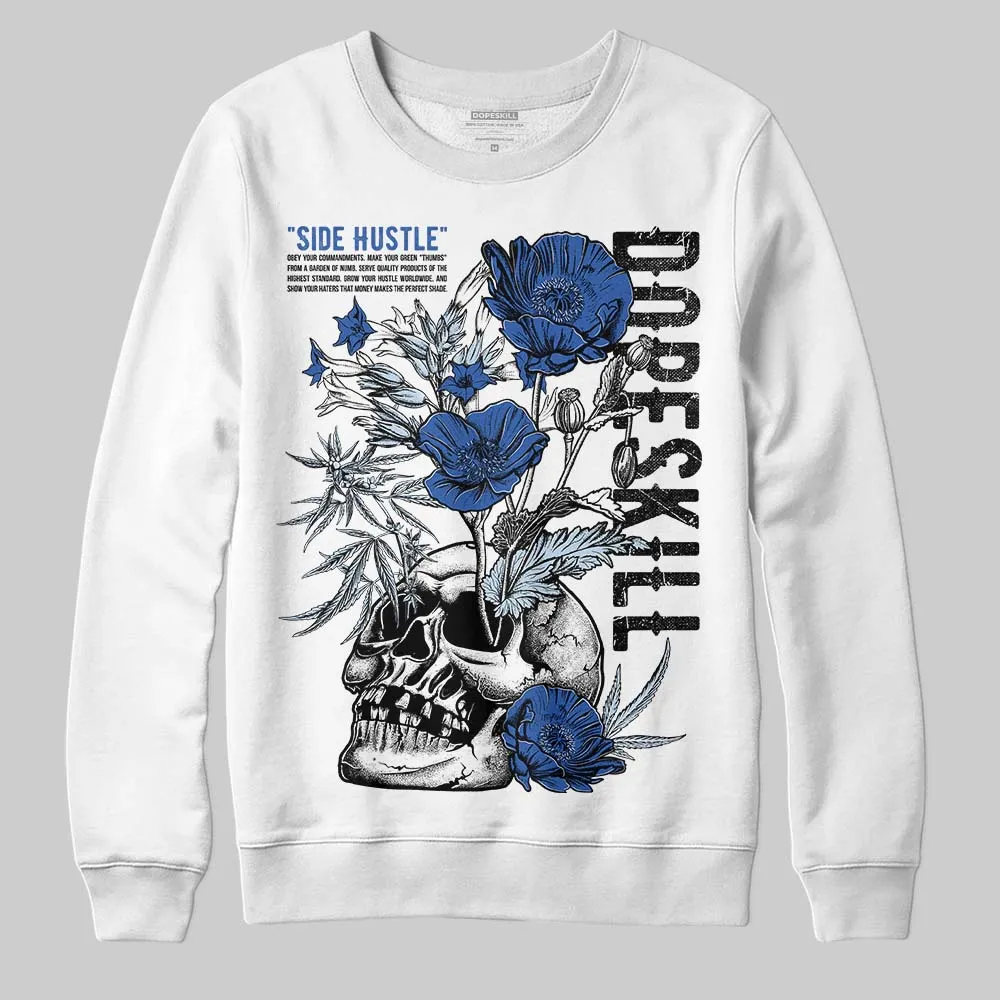 Awake NY x Racer Blue 5s DopeSkill Sweatshirt Side Hustle Graphic sold by DopeSkill