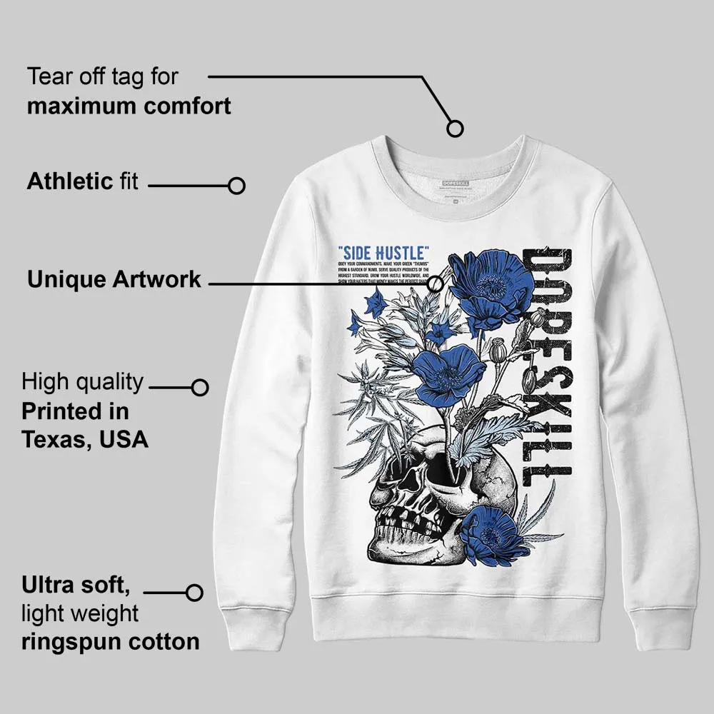 Awake NY x Racer Blue 5s DopeSkill Sweatshirt Side Hustle Graphic sold by DopeSkill product image thumbnail 3