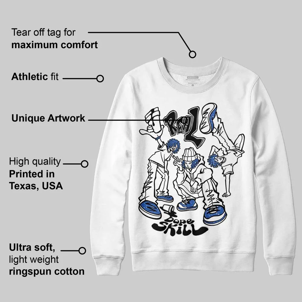 Awake NY x Racer Blue 5s DopeSkill Sweatshirt Real Y2K Players Graphic sold by DopeSkill product image thumbnail 3