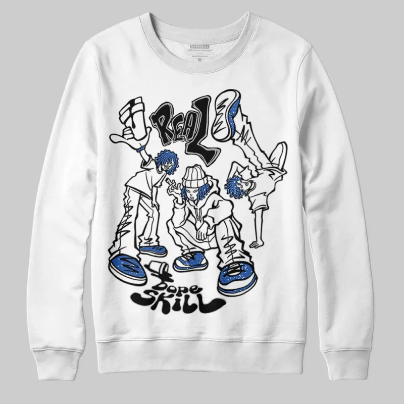 Awake NY x Racer Blue 5s DopeSkill Sweatshirt Real Y2K Players Graphic sold by DopeSkill