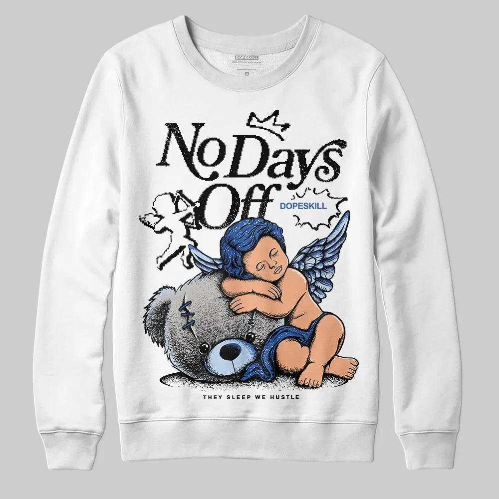 Awake NY x Racer Blue 5s DopeSkill Sweatshirt New No Days Off Graphic sold by DopeSkill