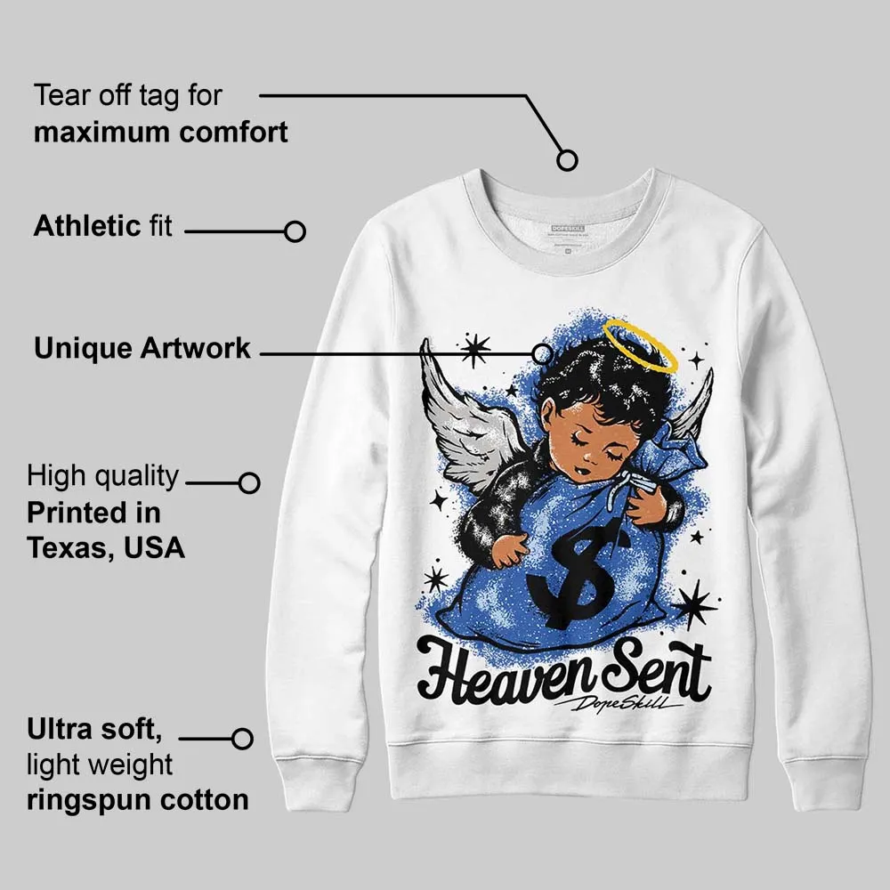 Awake NY x Racer Blue 5s DopeSkill Sweatshirt Heaven Sent Graphic sold by DopeSkill product image thumbnail 3