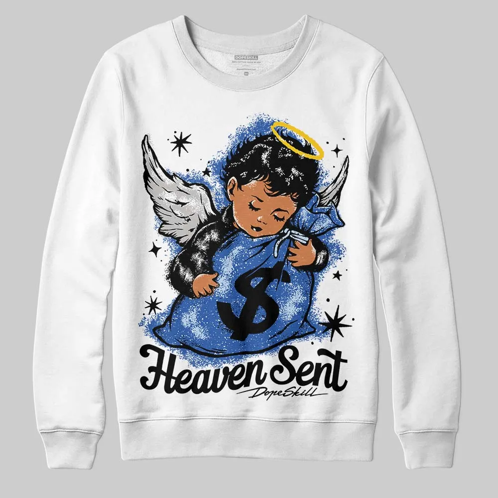 Awake NY x Racer Blue 5s DopeSkill Sweatshirt Heaven Sent Graphic sold by DopeSkill