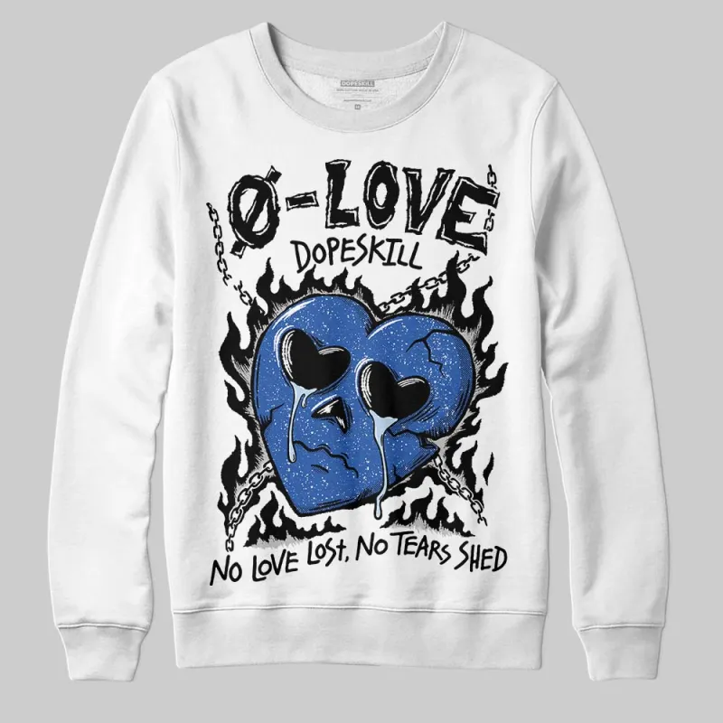 Awake NY x Racer Blue 5s DopeSkill Sweatshirt Crying Heart Graphic sold by DopeSkill