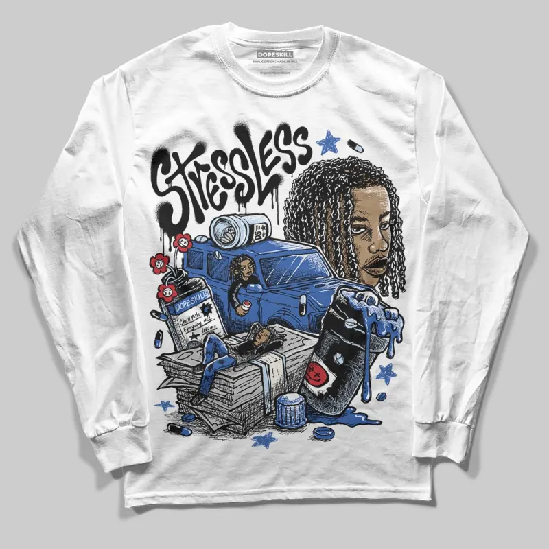 Awake NY x Racer Blue 5s DopeSkill Long Sleeve T-Shirt Stressless Graphic sold by DopeSkill