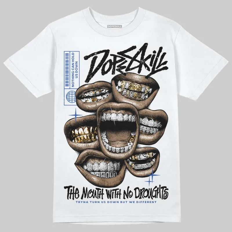 Awake NY x Racer Blue 5s DopeSkill T-Shirt The Mouth With No Droughts Graphic sold by DopeSkill