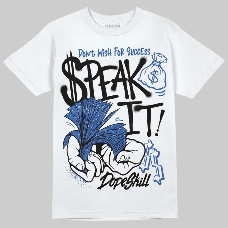 Awake NY x Racer Blue 5s DopeSkill T-Shirt Speak It Graphic sold by DopeSkill