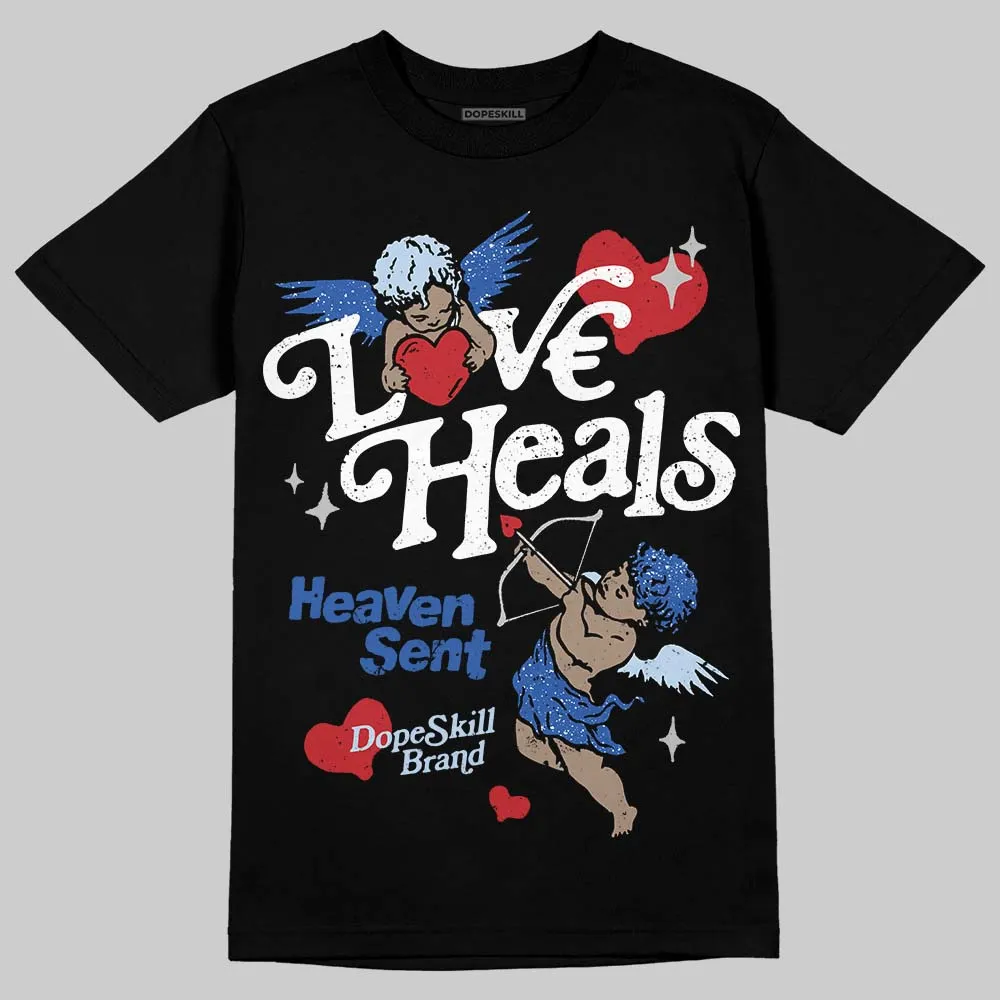 Awake NY x Racer Blue 5s DopeSkill T-Shirt New Love Heals Graphic sold by DopeSkill product image thumbnail 2