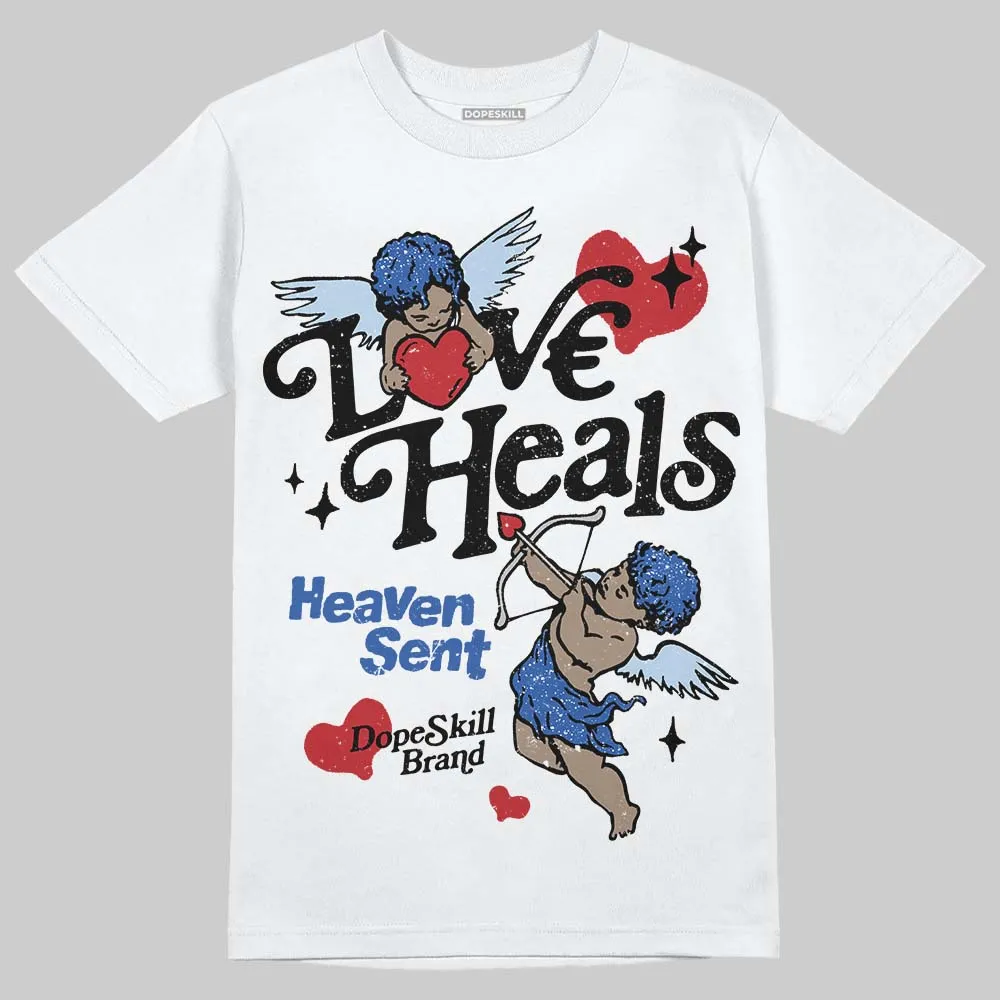Awake NY x Racer Blue 5s DopeSkill T-Shirt New Love Heals Graphic sold by DopeSkill