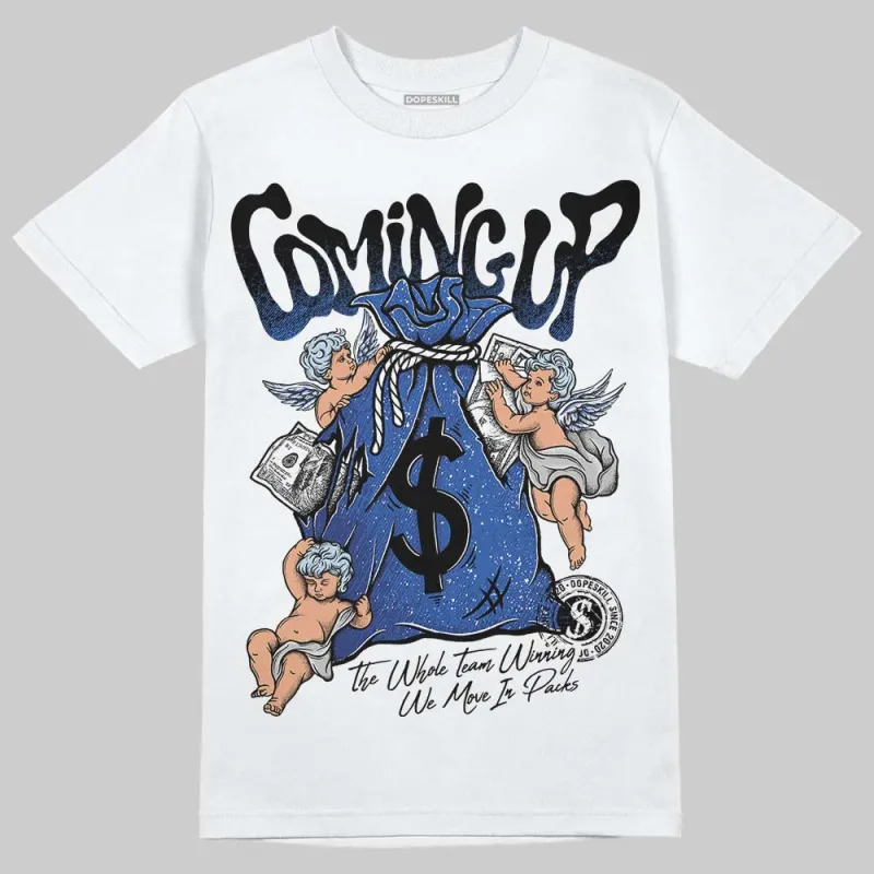 Awake NY x Racer Blue 5s DopeSkill T-Shirt Money Bag Coming Up Graphic sold by DopeSkill