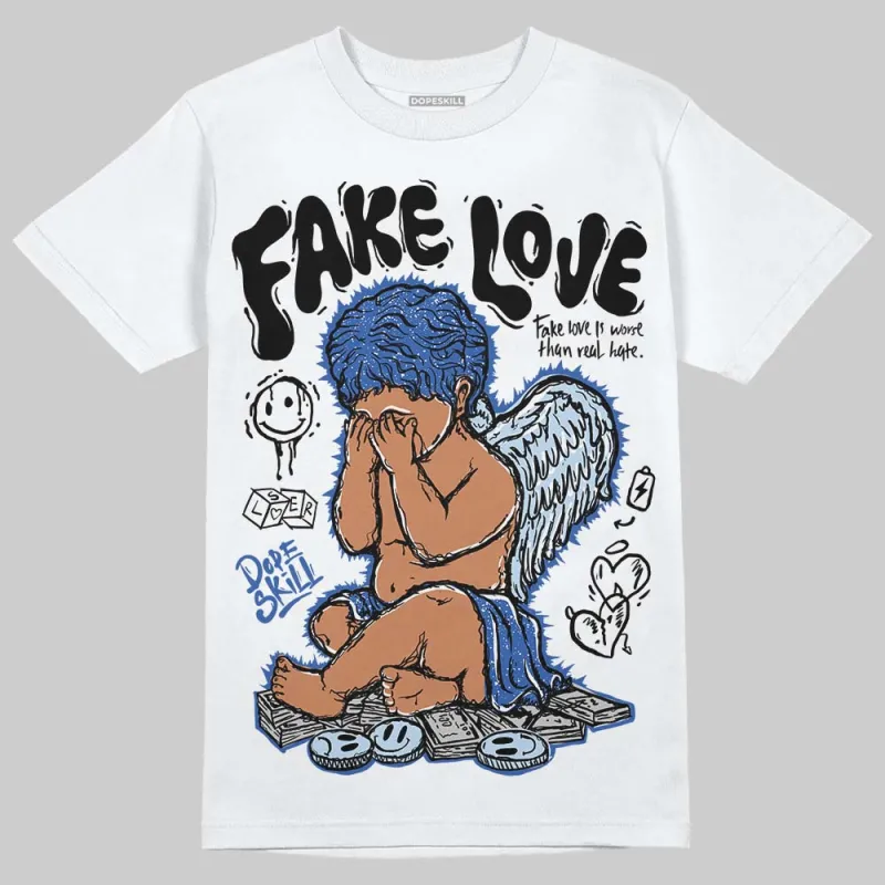 Awake NY x Racer Blue 5s DopeSkill T-Shirt False Love Graphic sold by DopeSkill