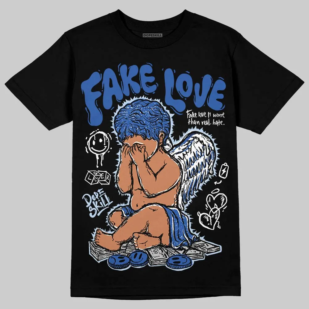 Awake NY x Racer Blue 5s DopeSkill T-Shirt False Love Graphic sold by DopeSkill product image thumbnail 2