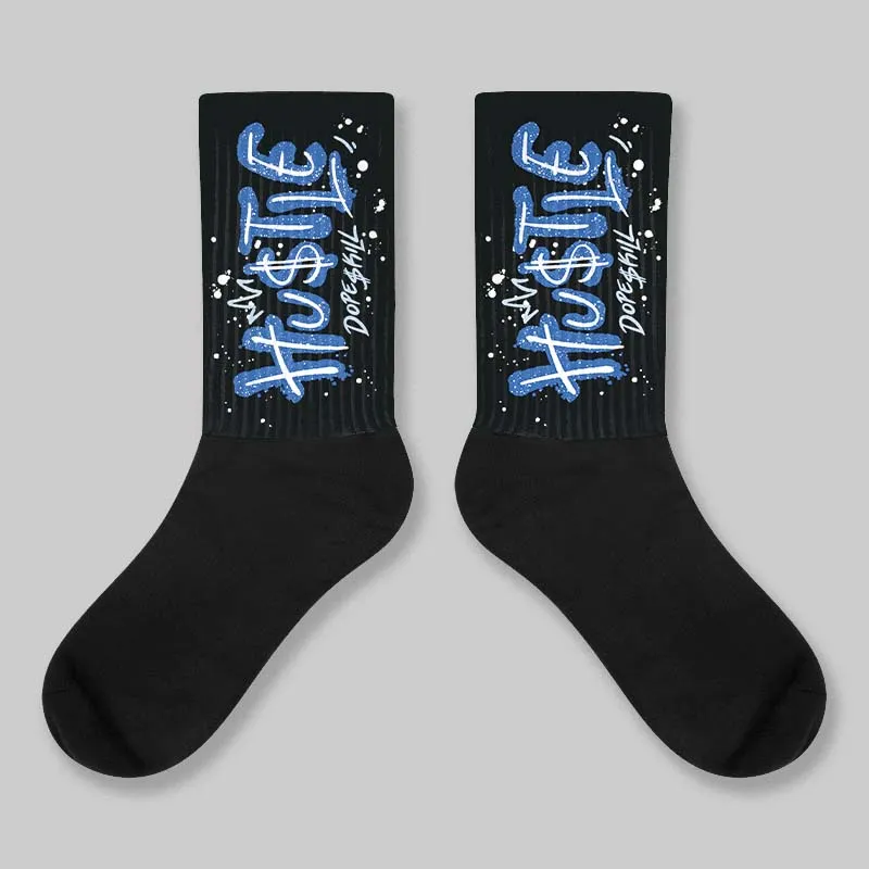 Awake NY x Racer Blue 5s DopeSkill Sublimated Sock Hustle Graphic sold by DopeSkill