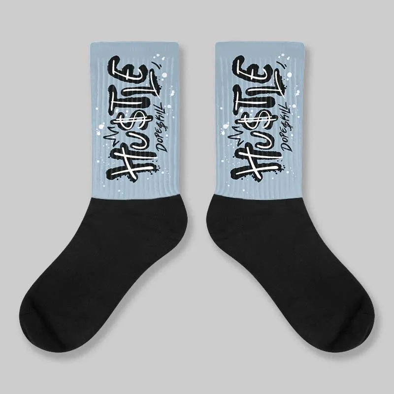 Blue Suede 40s DopeSkill Sublimated Sock Hustle Graphic sold by DopeSkill