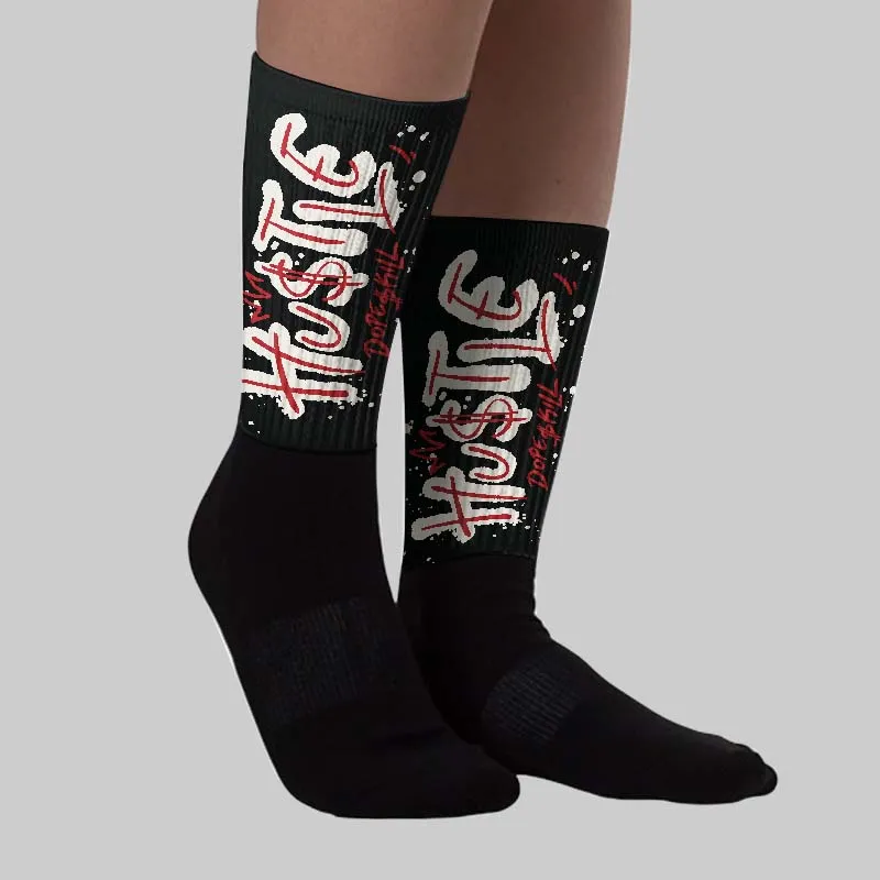 Nigel Sylvester x “Nitro” 1s DopeSkill Sublimated Sock Hustle Graphic sold by DopeSkill product image thumbnail 2
