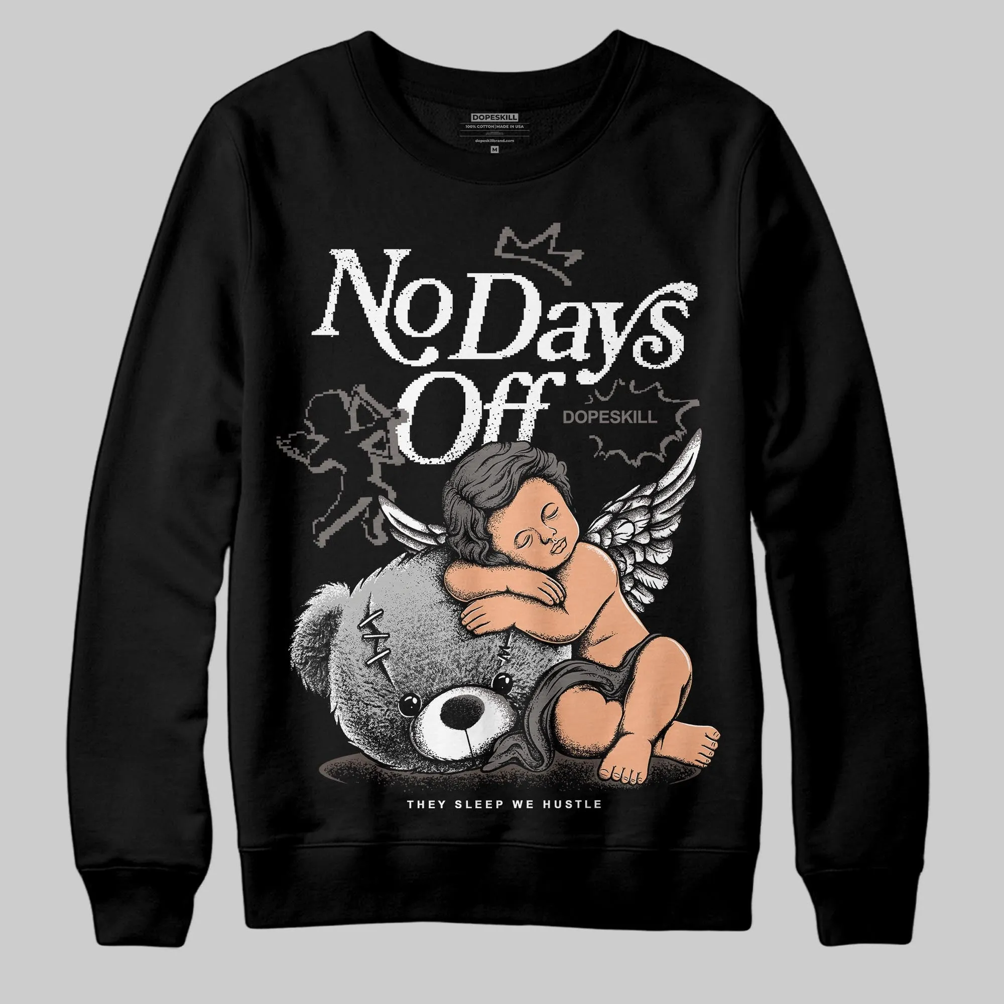 Cave Stone 4s DopeSkill Sweatshirt New No Days Off Graphic sold by DopeSkill product image thumbnail 2