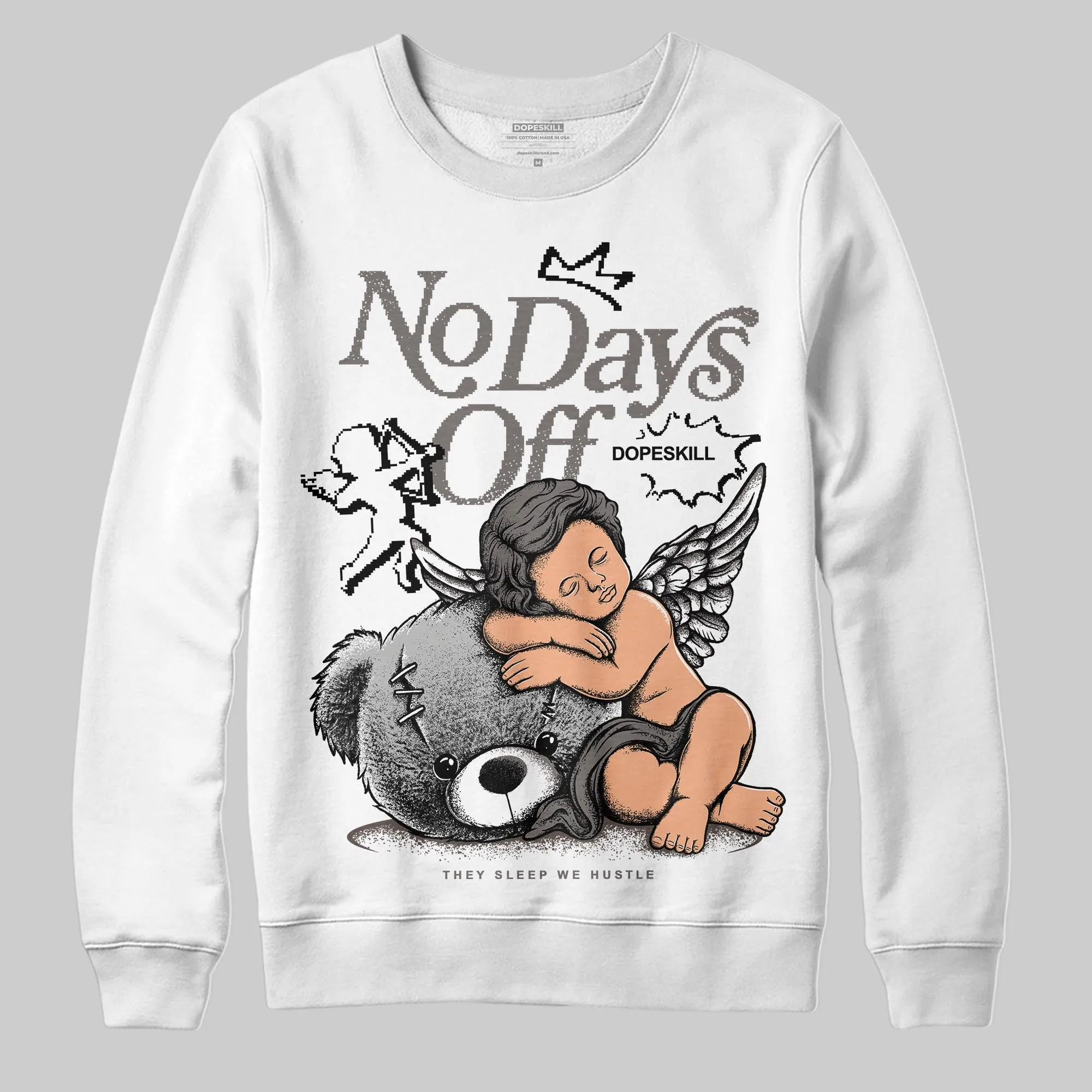 Cave Stone 4s DopeSkill Sweatshirt New No Days Off Graphic sold by DopeSkill