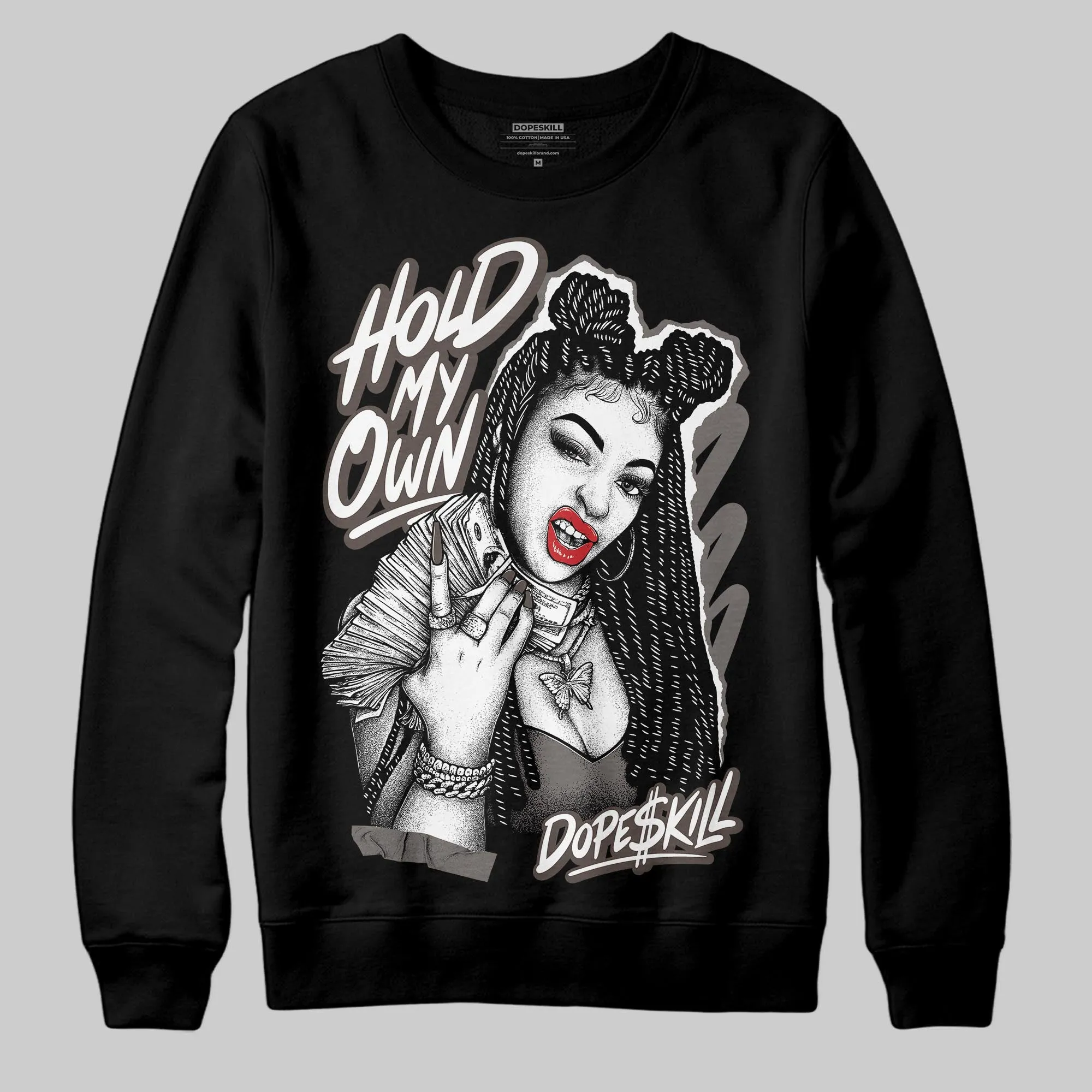 Cave Stone 4s DopeSkill Sweatshirt New H.M.O Graphic sold by DopeSkill product image thumbnail 2