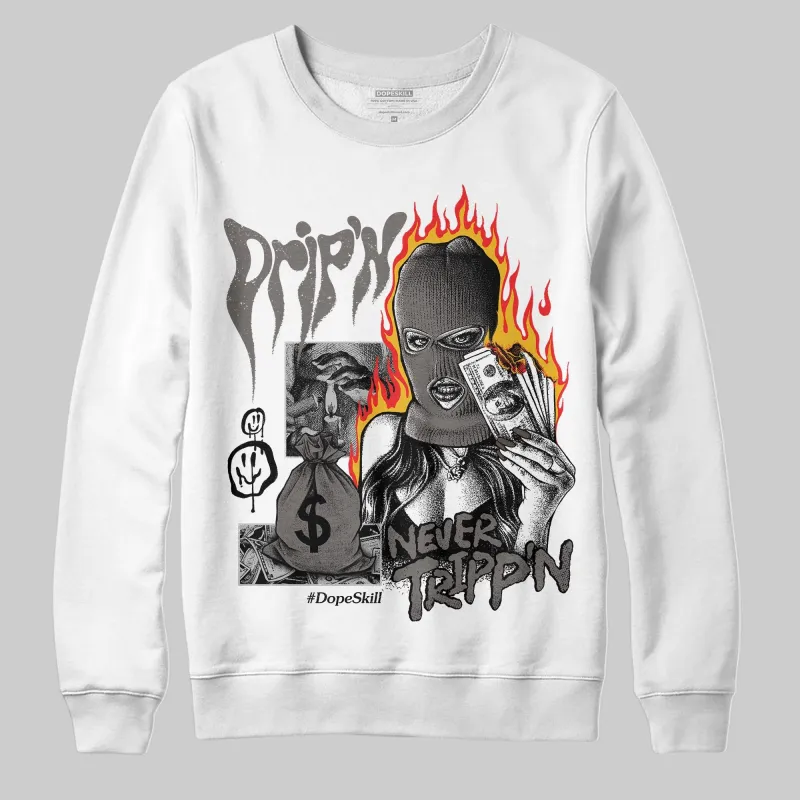 Cave Stone 4s DopeSkill Sweatshirt Drip'n Never Tripp'n Graphic sold by DopeSkill