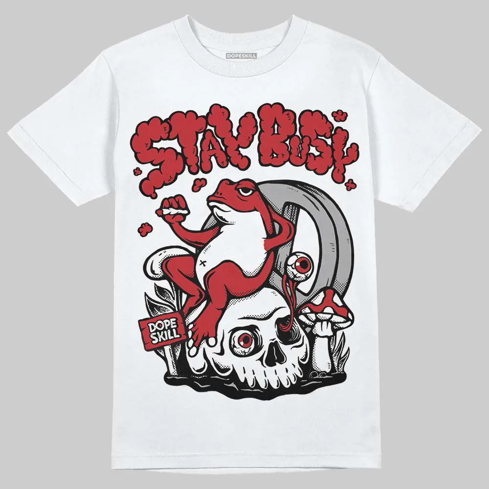 Fire Red “Black Tongue” 5s DopeSkill T-Shirt Stay Busy Graphic sold by DopeSkill