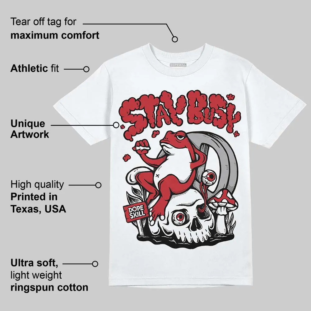 Fire Red “Black Tongue” 5s DopeSkill T-Shirt Stay Busy Graphic sold by DopeSkill product image thumbnail 3