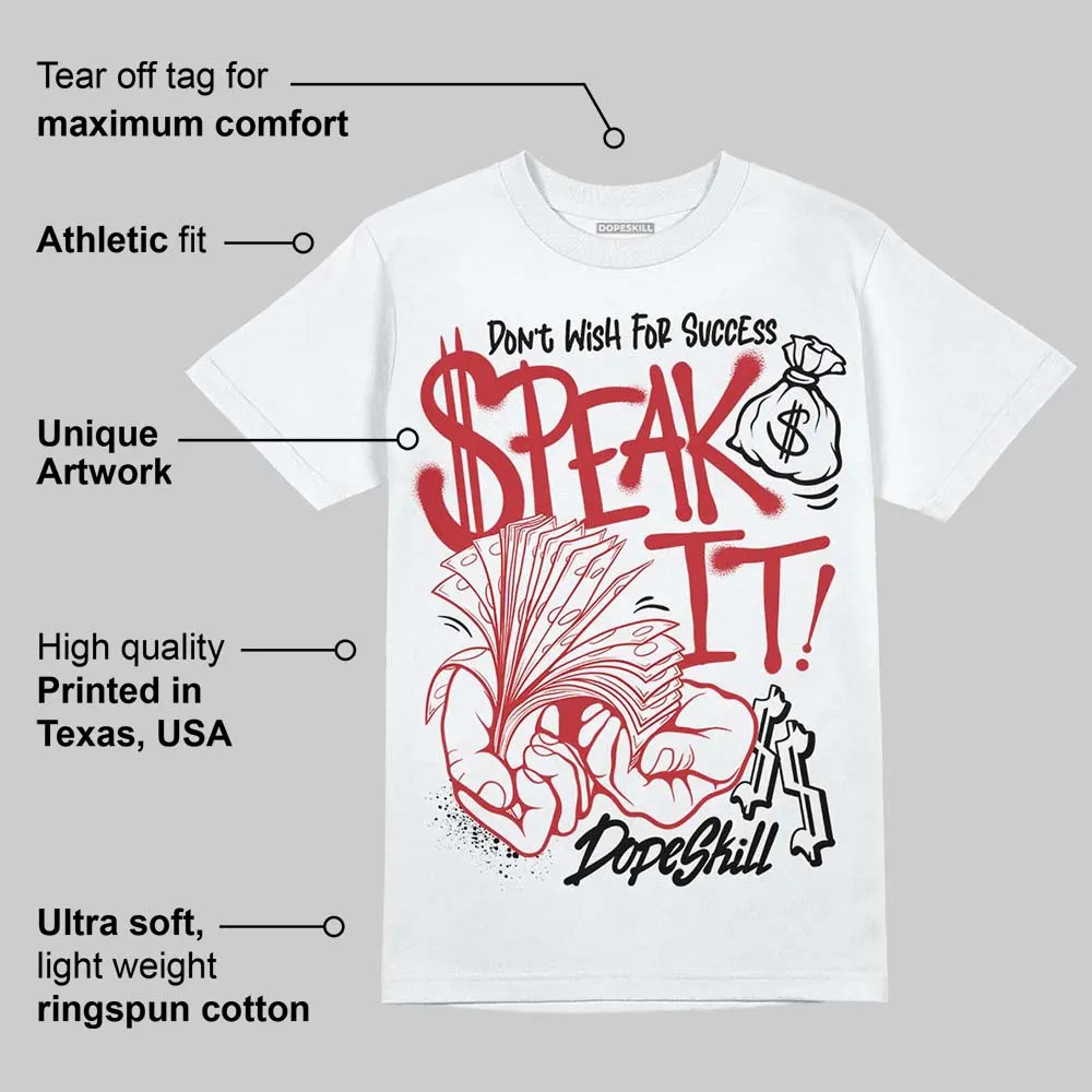Fire Red “Black Tongue” 5s DopeSkill T-Shirt Speak It Graphic sold by DopeSkill product image thumbnail 3