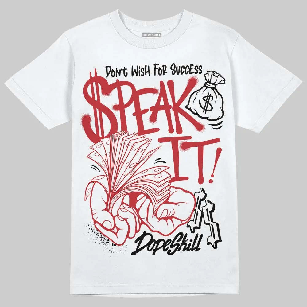 Fire Red “Black Tongue” 5s DopeSkill T-Shirt Speak It Graphic sold by DopeSkill