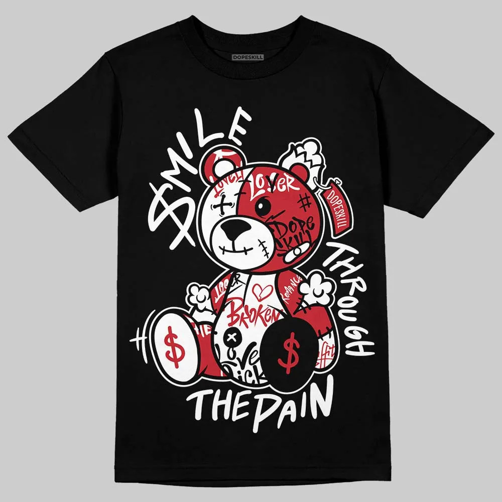 Fire Red “Black Tongue” 5s DopeSkill T-Shirt Smile Through The Pain Graphic sold by DopeSkill product image thumbnail 2