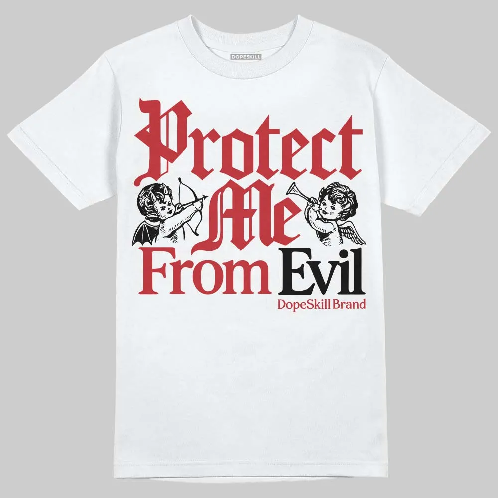 Fire Red “Black Tongue” 5s DopeSkill T-Shirt Protect Me From Evil Graphic sold by DopeSkill