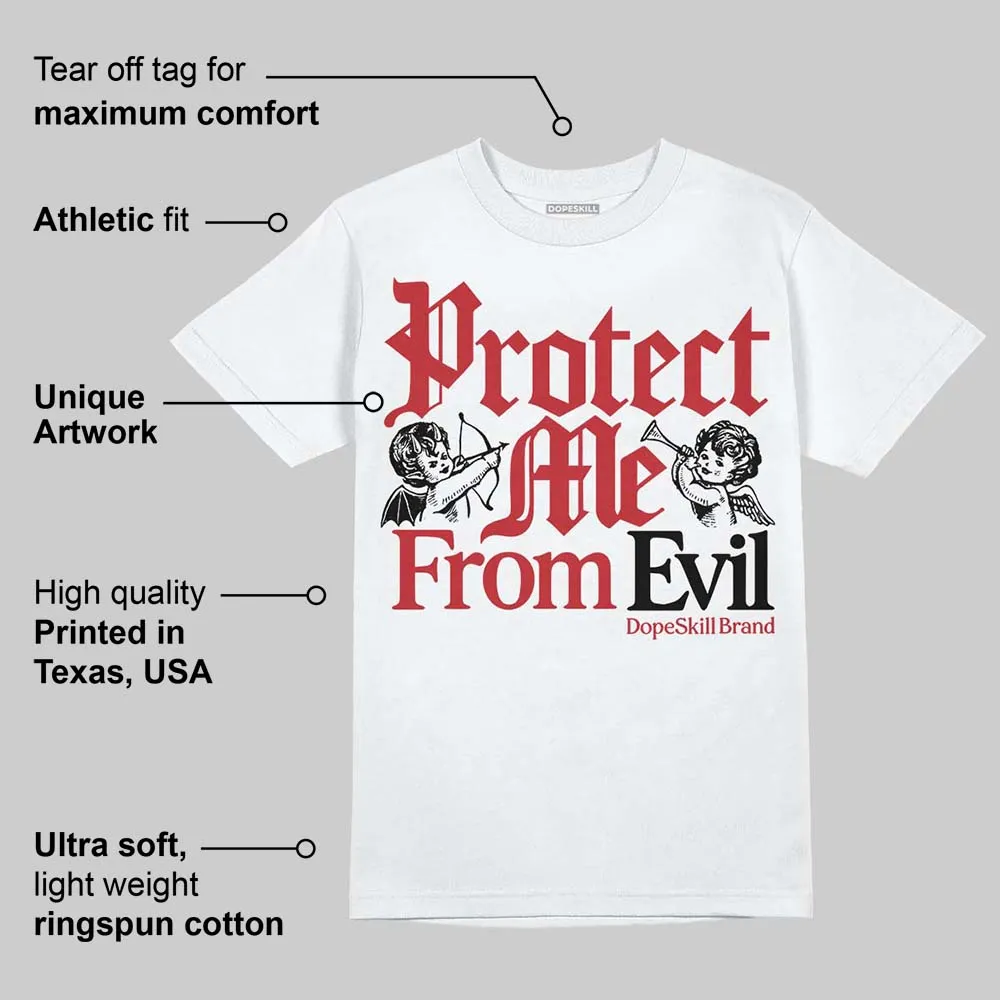 Fire Red “Black Tongue” 5s DopeSkill T-Shirt Protect Me From Evil Graphic sold by DopeSkill product image thumbnail 3