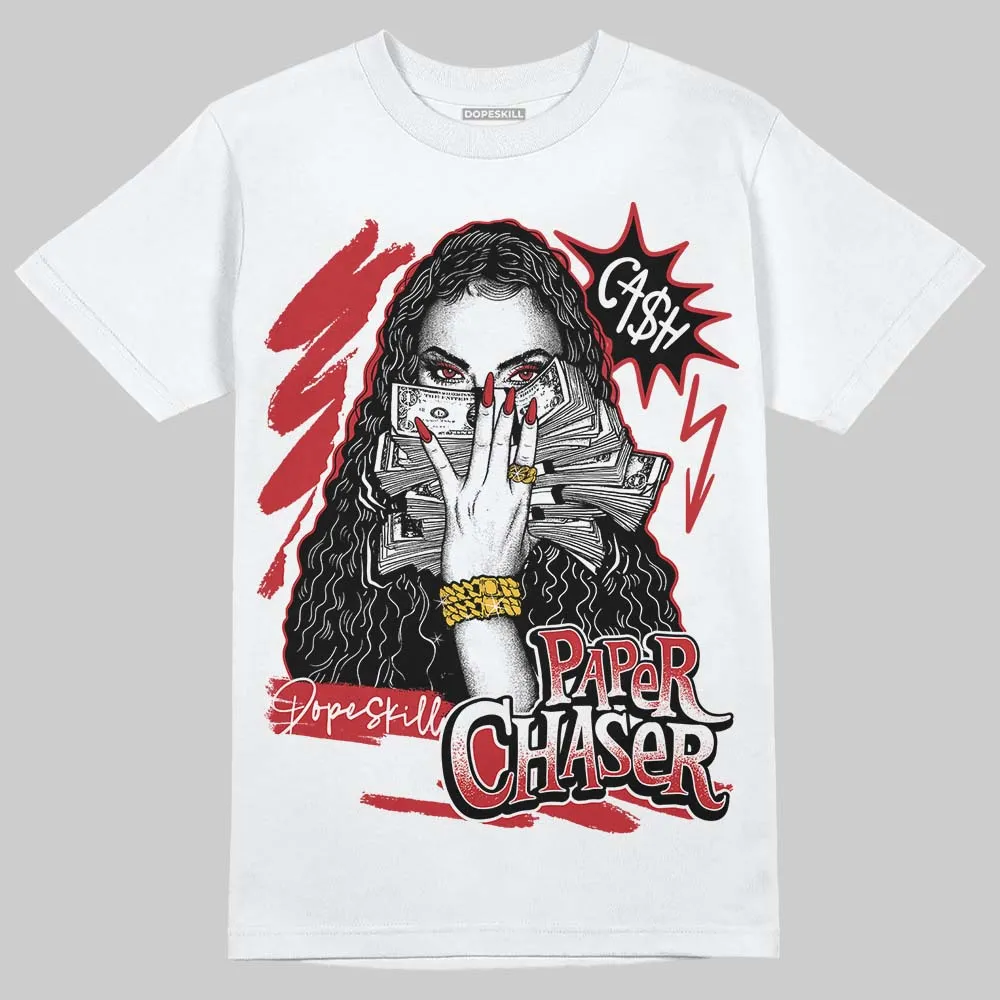 Fire Red “Black Tongue” 5s DopeSkill T-Shirt NPC Graphic sold by DopeSkill