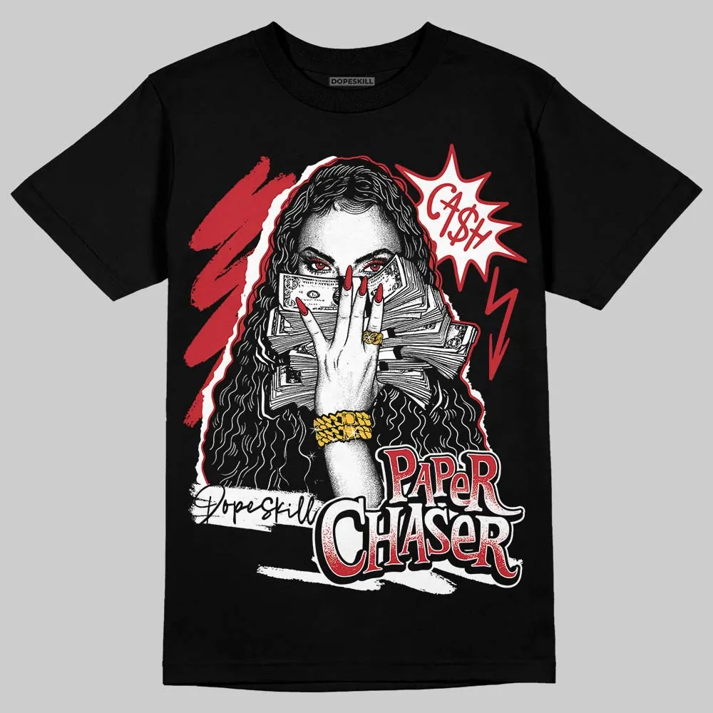 Fire Red “Black Tongue” 5s DopeSkill T-Shirt NPC Graphic sold by DopeSkill product image thumbnail 2