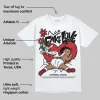 Fire Red “Black Tongue” 5s DopeSkill T-Shirt No Fake Love Graphic sold by DopeSkill