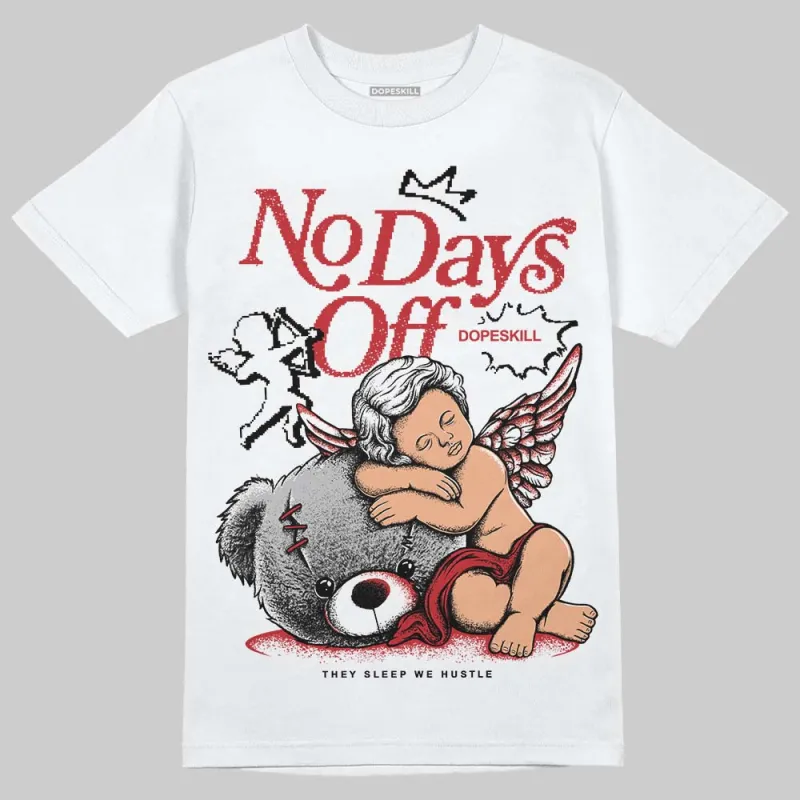 Fire Red “Black Tongue” 5s DopeSkill T-Shirt New No Days Off Graphic sold by DopeSkill