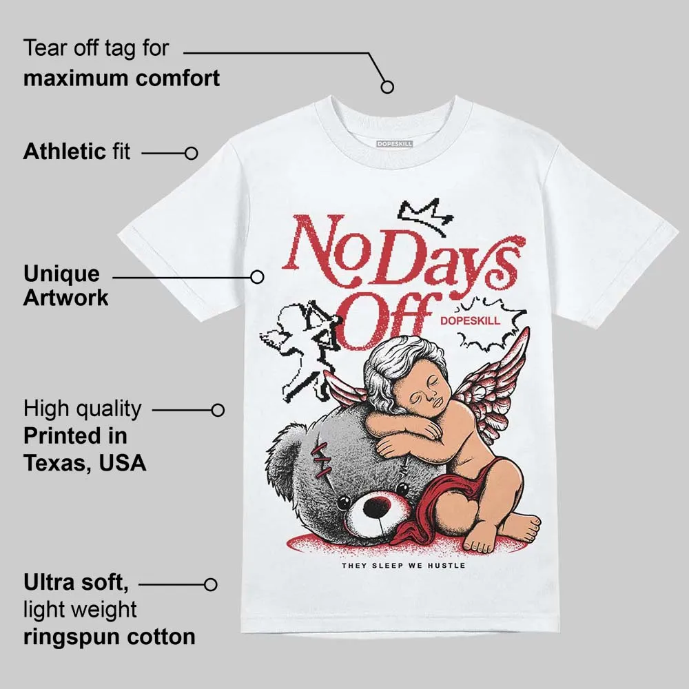 Fire Red “Black Tongue” 5s DopeSkill T-Shirt New No Days Off Graphic sold by DopeSkill product image thumbnail 3