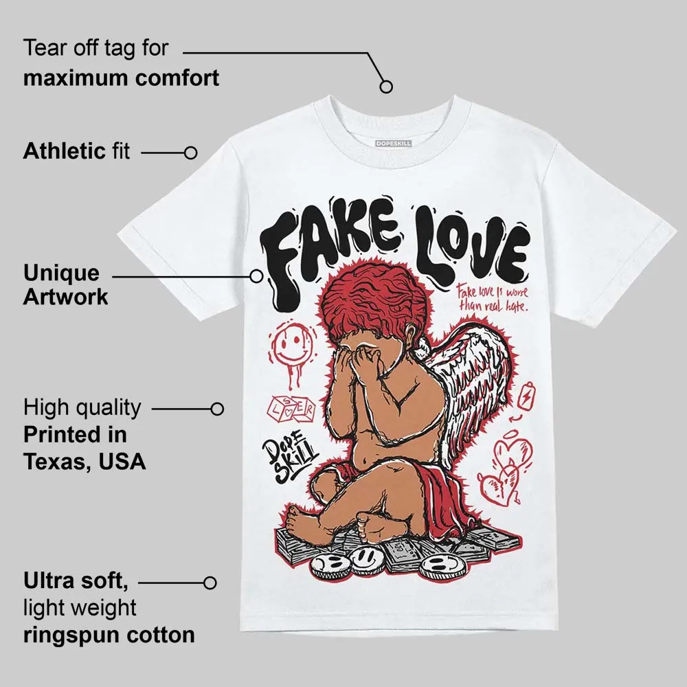 Fire Red “Black Tongue” 5s DopeSkill T-Shirt False Love Graphic sold by DopeSkill product image thumbnail 3
