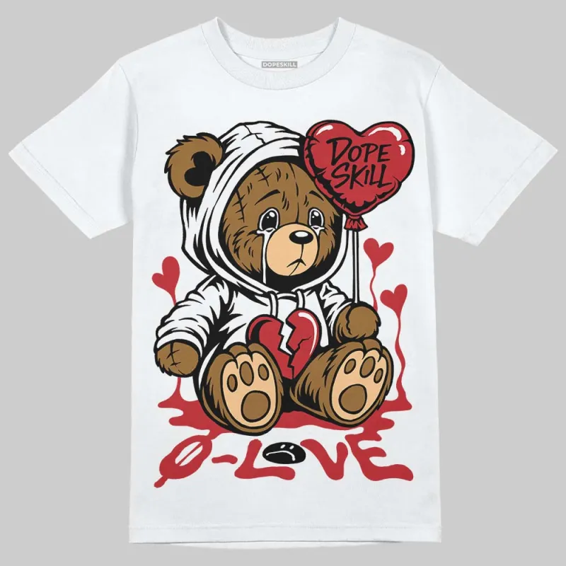 Fire Red “Black Tongue” 5s DopeSkill T-Shirt Broken Bear Graphic sold by DopeSkill