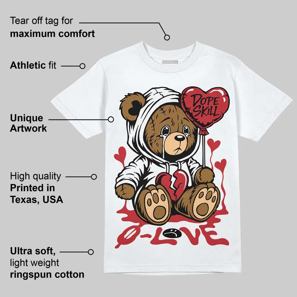 Fire Red “Black Tongue” 5s DopeSkill T-Shirt Broken Bear Graphic sold by DopeSkill product image thumbnail 3