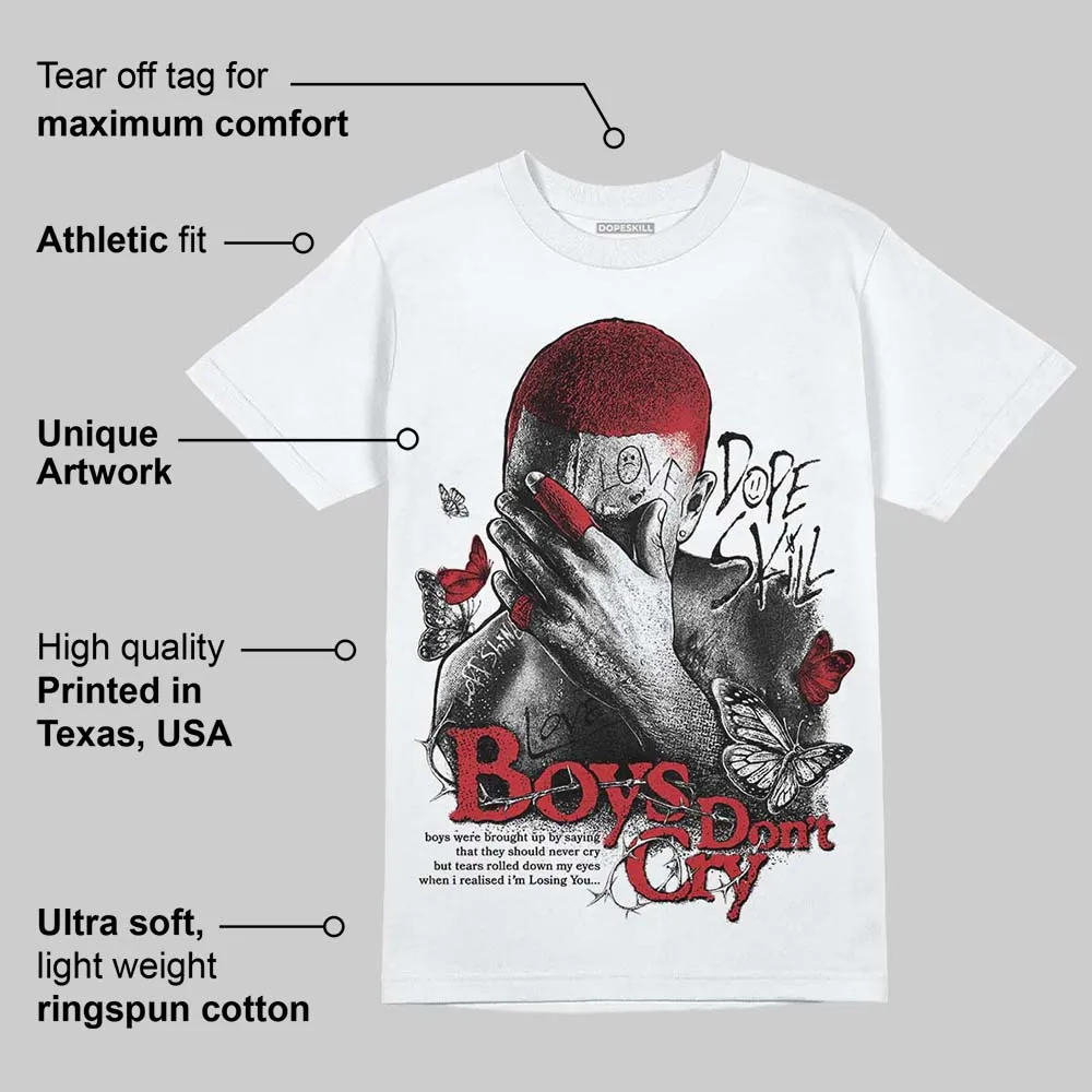 Fire Red “Black Tongue” 5s DopeSkill T-Shirt Boys Don't Cry Graphic sold by DopeSkill product image thumbnail 3