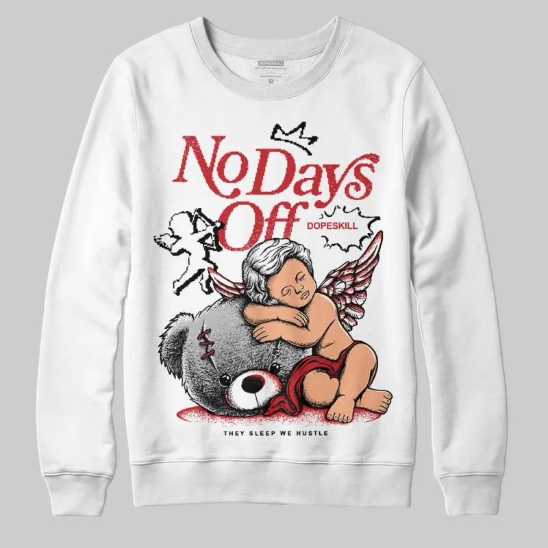 Fire Red “Black Tongue” 5s DopeSkill Sweatshirt New No Days Off Graphic sold by DopeSkill