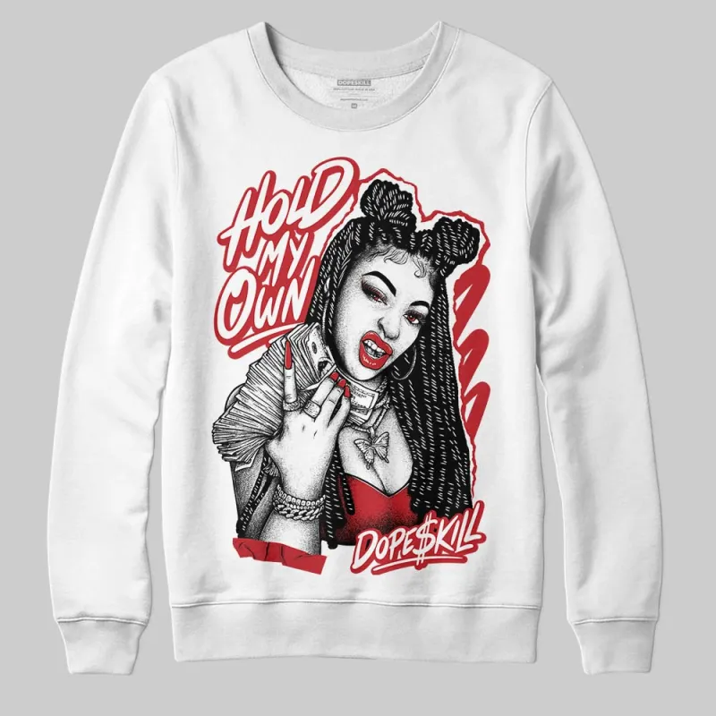 Fire Red “Black Tongue” 5s DopeSkill Sweatshirt New H.M.O Graphic sold by DopeSkill