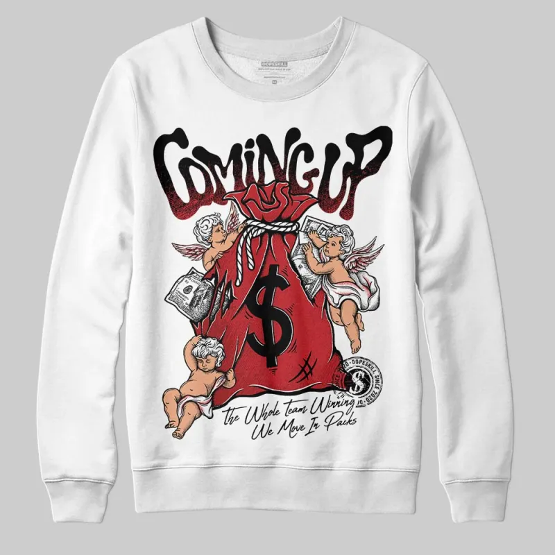Fire Red “Black Tongue” 5s DopeSkill Sweatshirt Money Bag Coming Up Graphic sold by DopeSkill